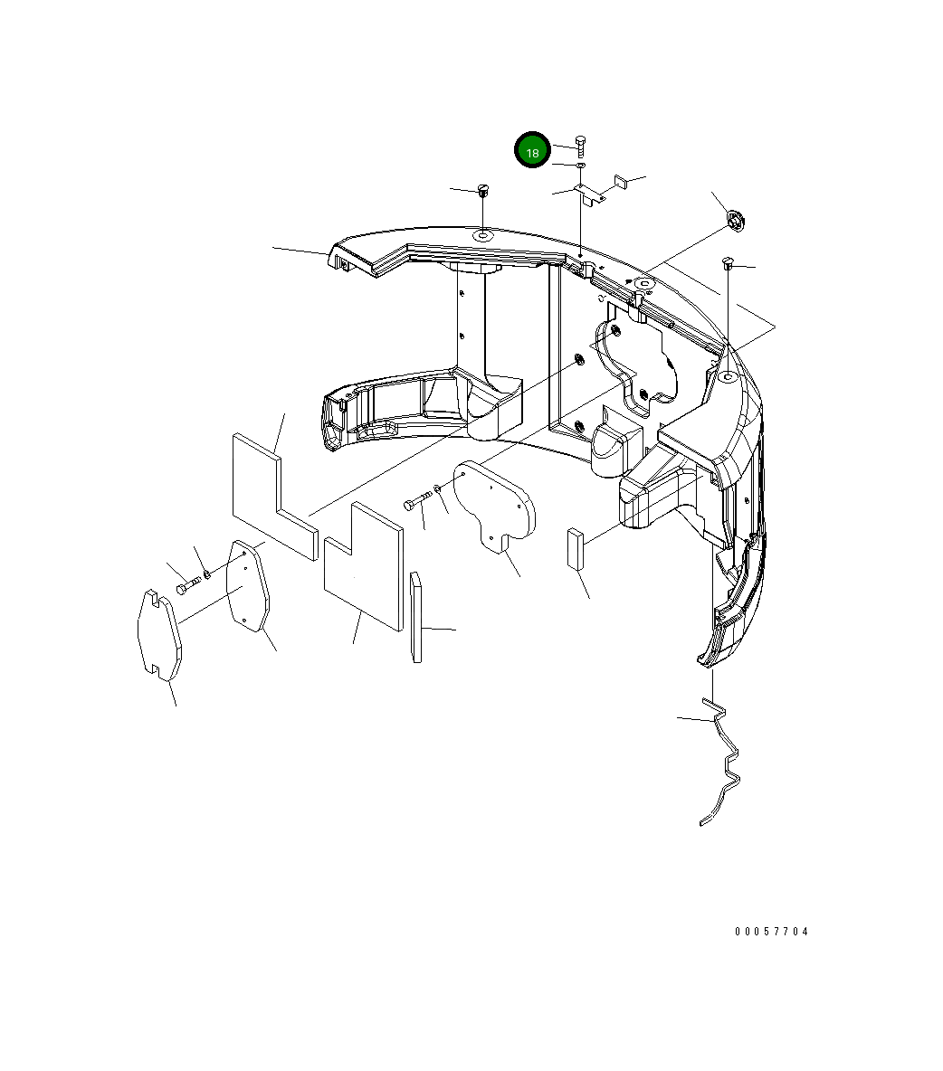 Болт 01010-71020 Komatsu