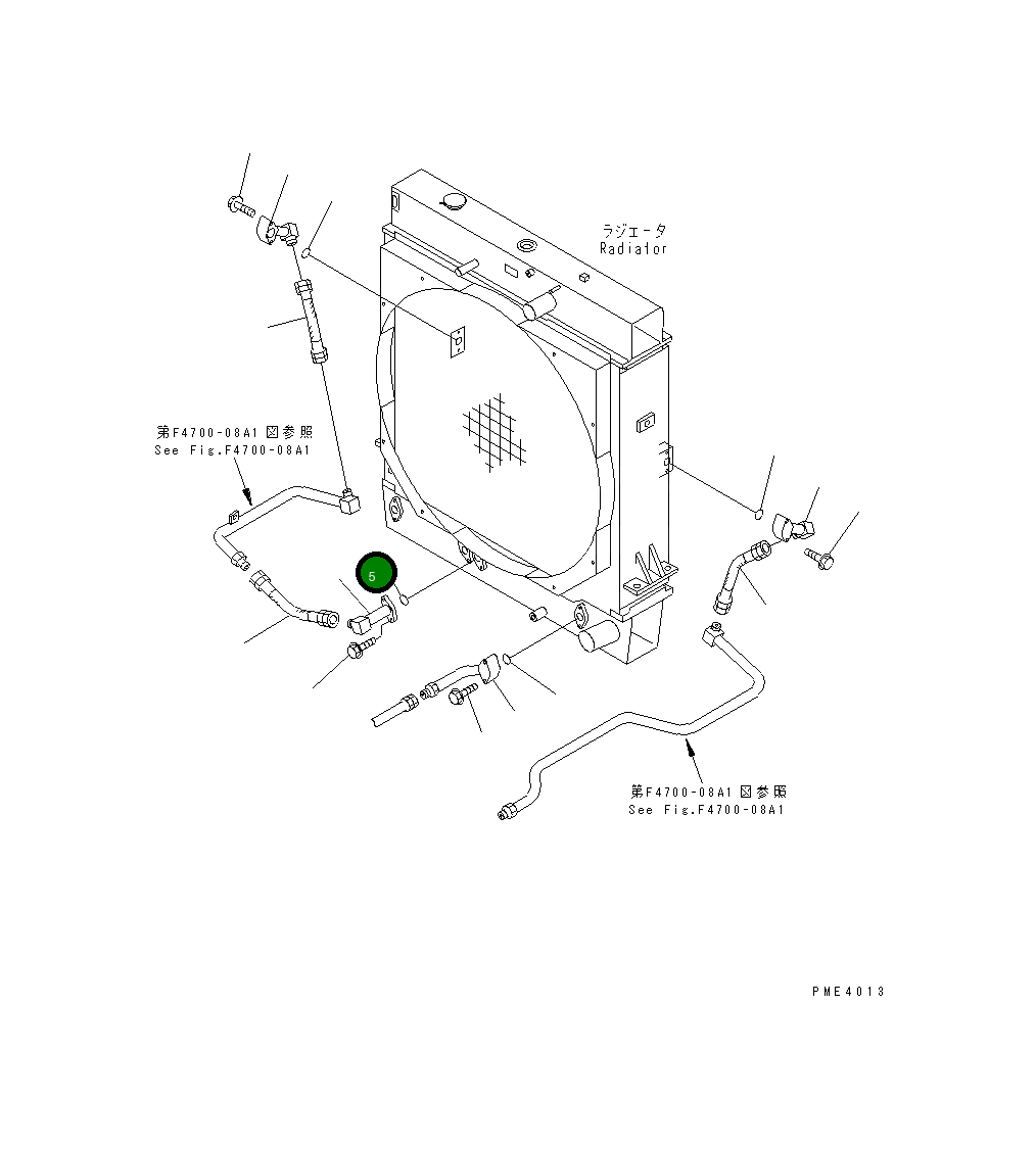 Кольцо уплотнительное (O-Ring) 07000-13035 Komatsu