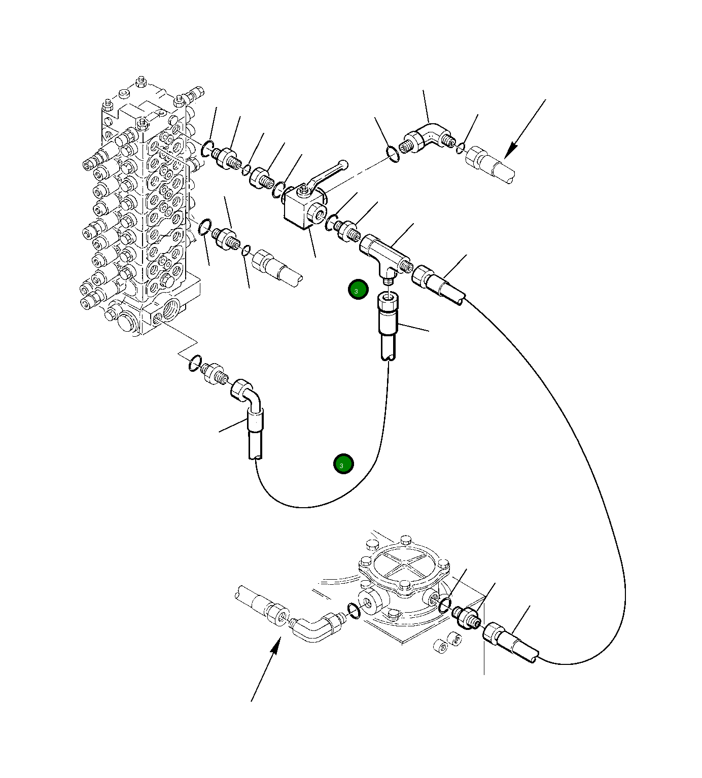 Кольцо уплотнительное (O-Ring) 21D-09-69680 Komatsu