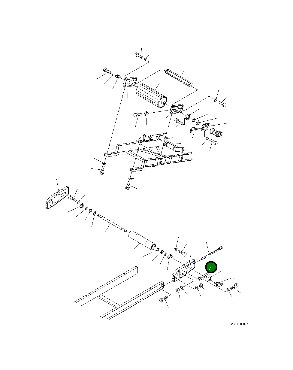 Крышка 8206-75-3A70 Komatsu
