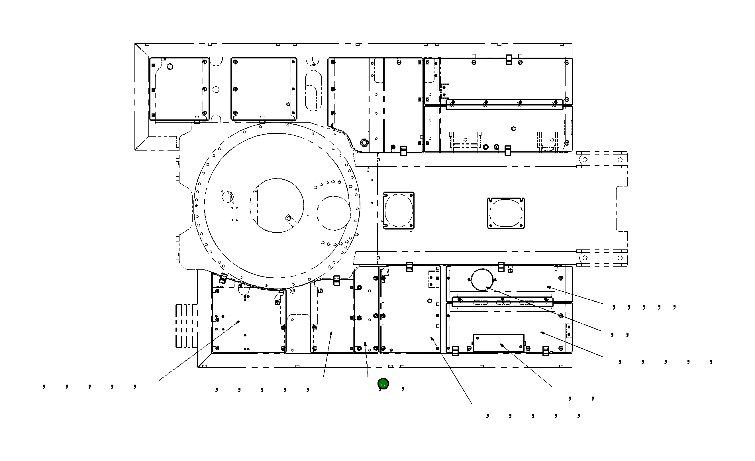 Крышка 207-54-KB330 Komatsu