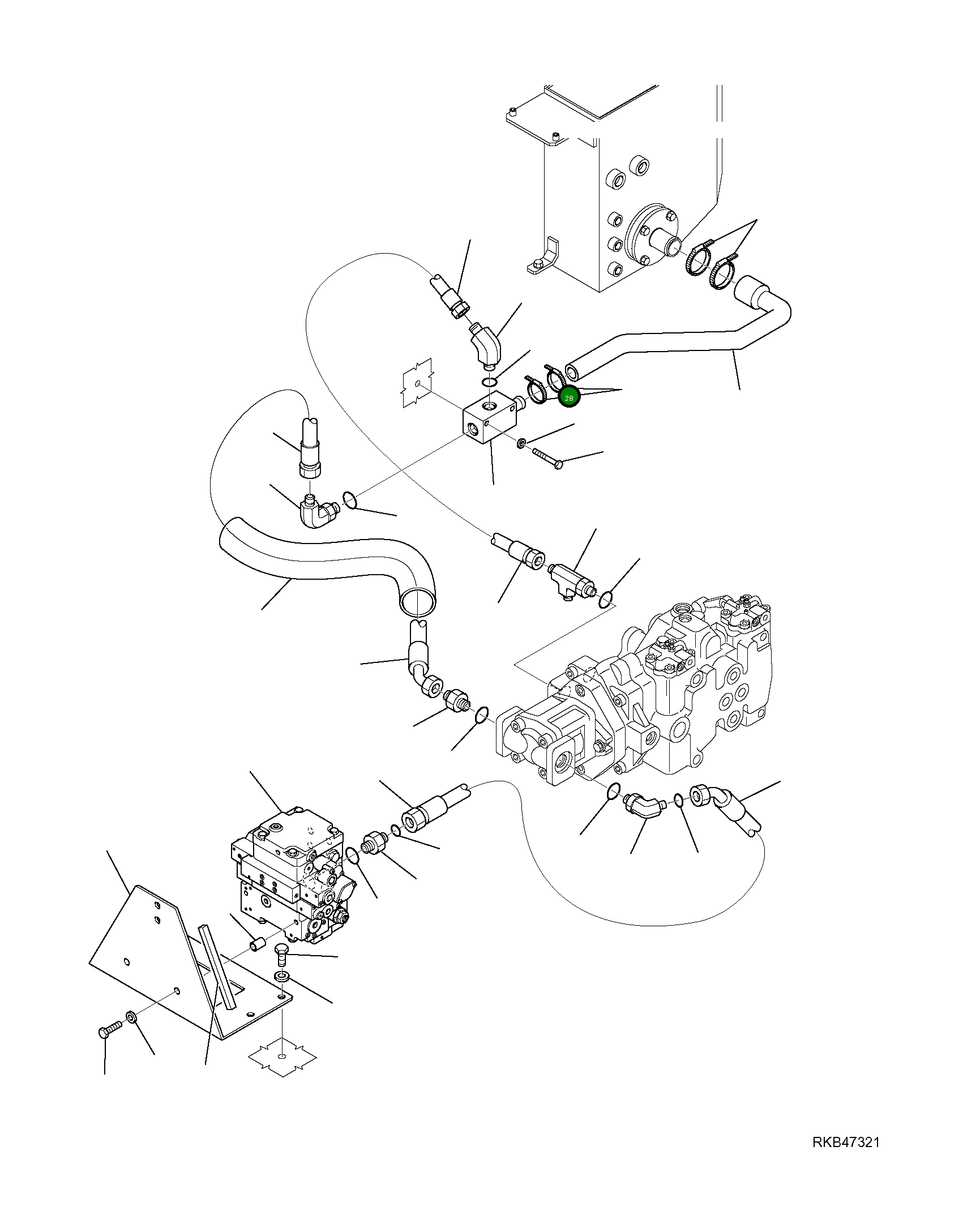 Кольцо уплотнительное (O-Ring) 37B-09-88009 Komatsu