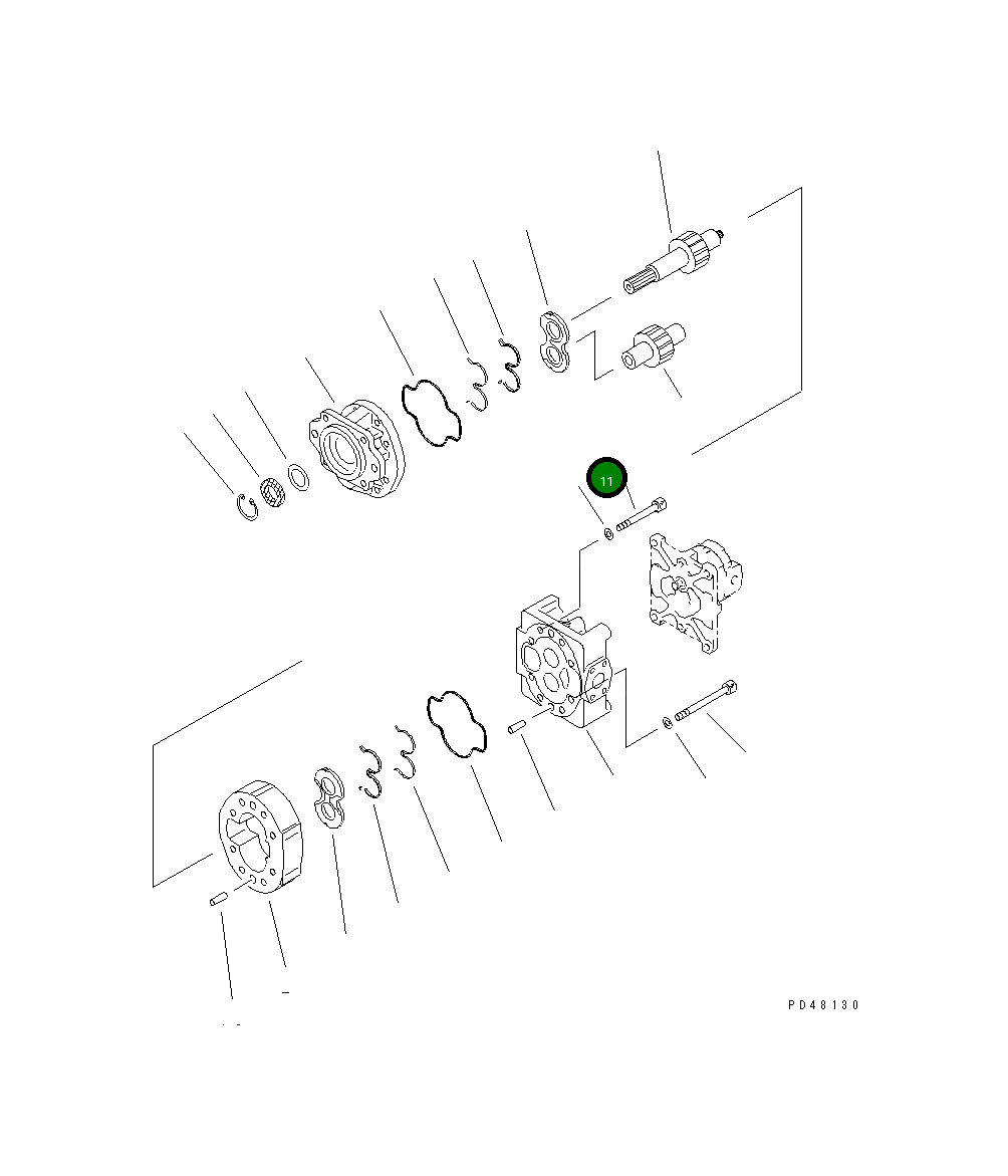 Болт 705-17-04640 Komatsu