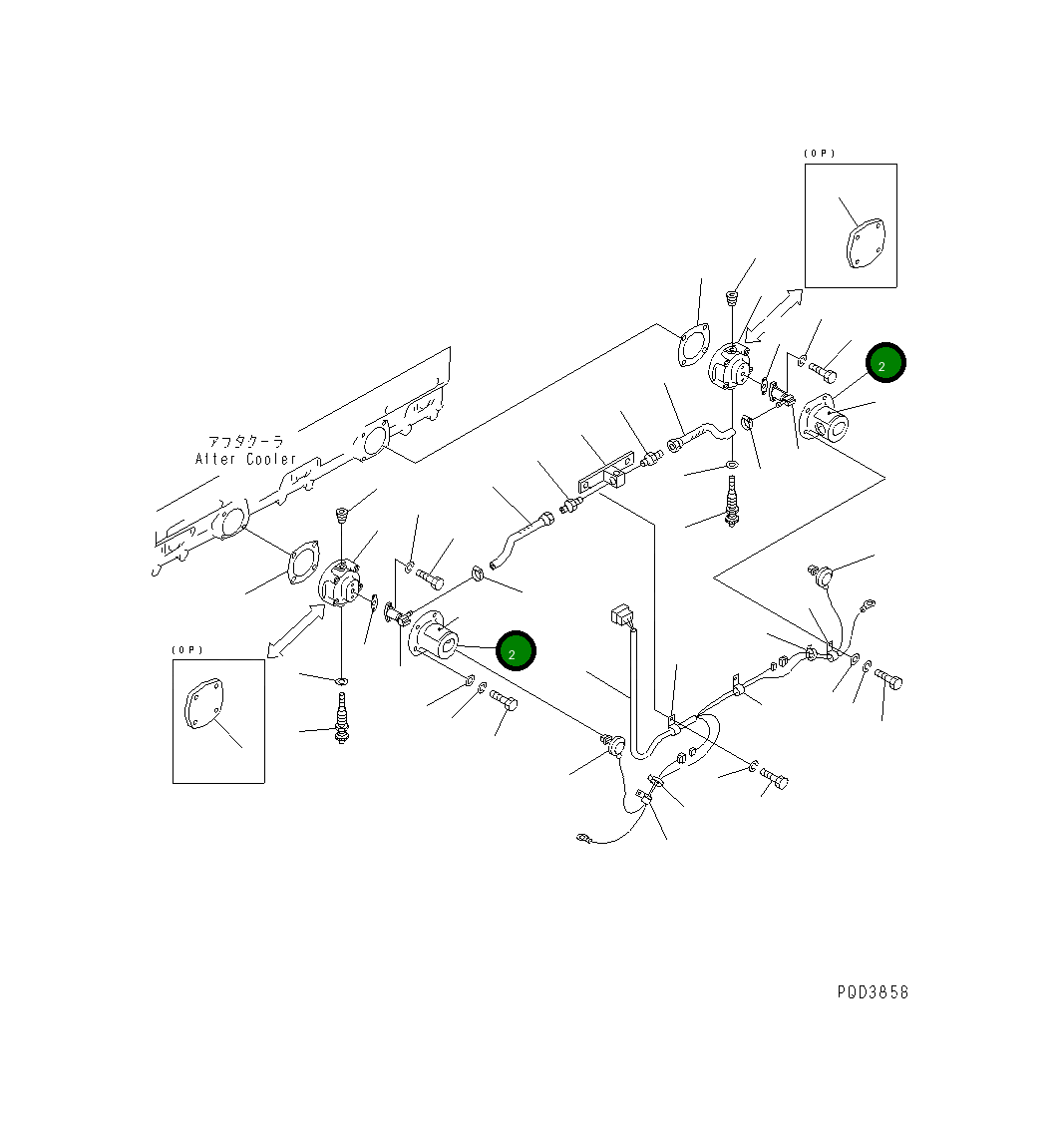 Крышка 6128-81-4830 Komatsu