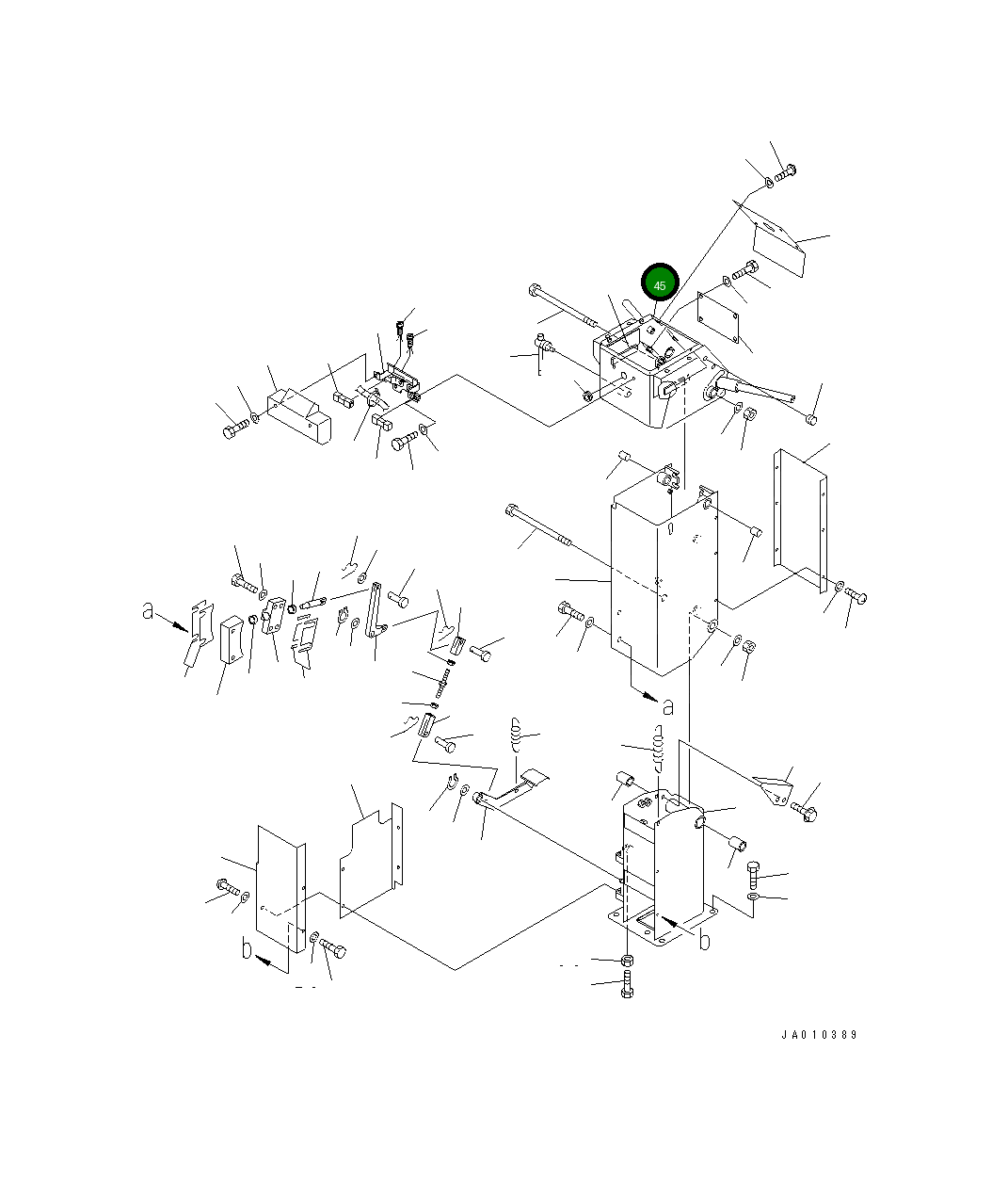 Крышка 235-43-46140 Komatsu