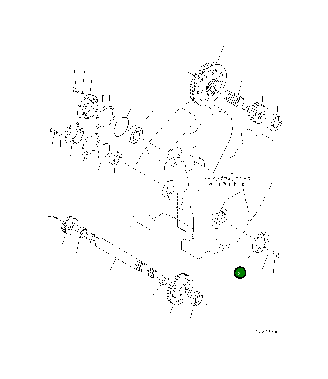 Крышка 14X-960-1320 Komatsu