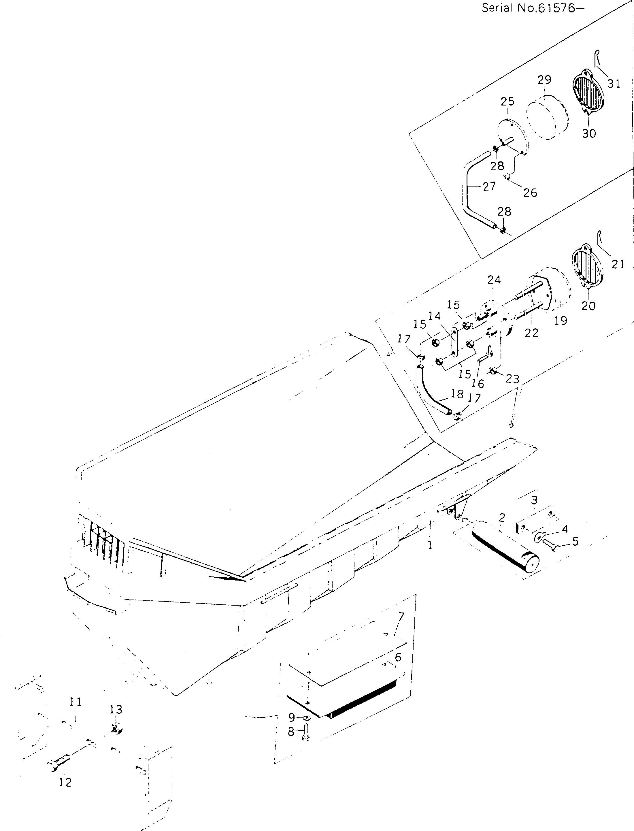 Болт BW043975 Komatsu