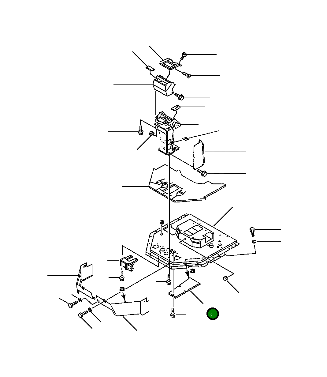 Крышка 421-54-18480 Komatsu