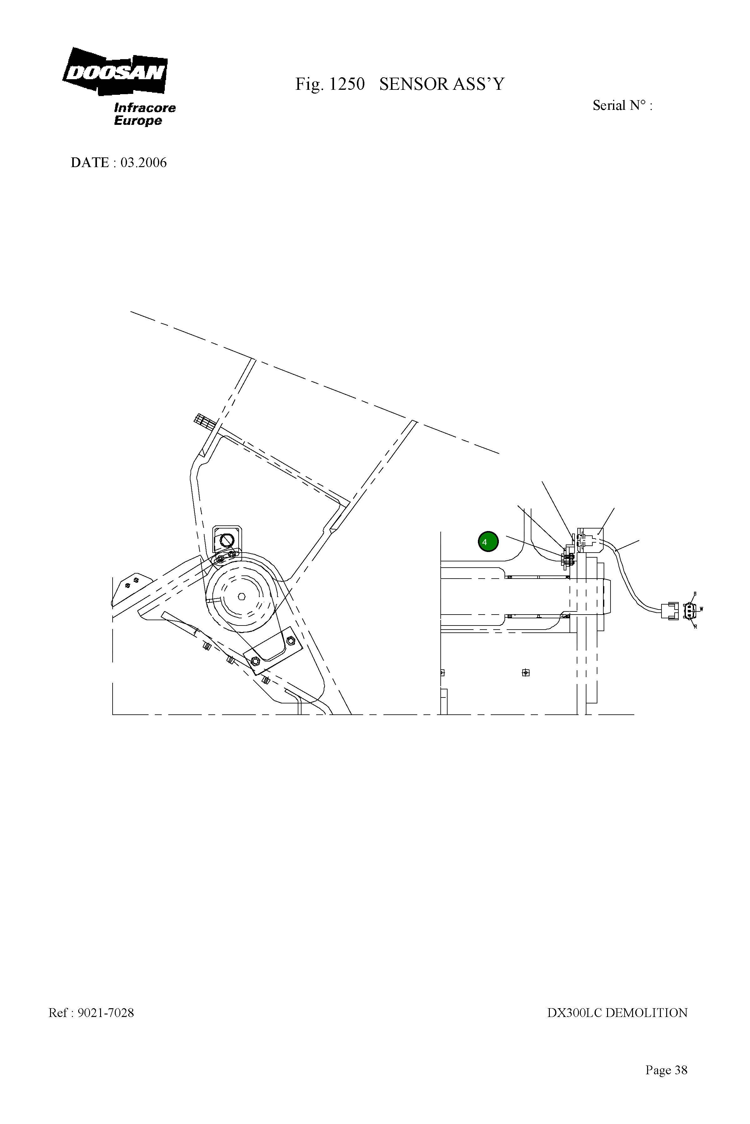 Болт S0151163  Komatsu