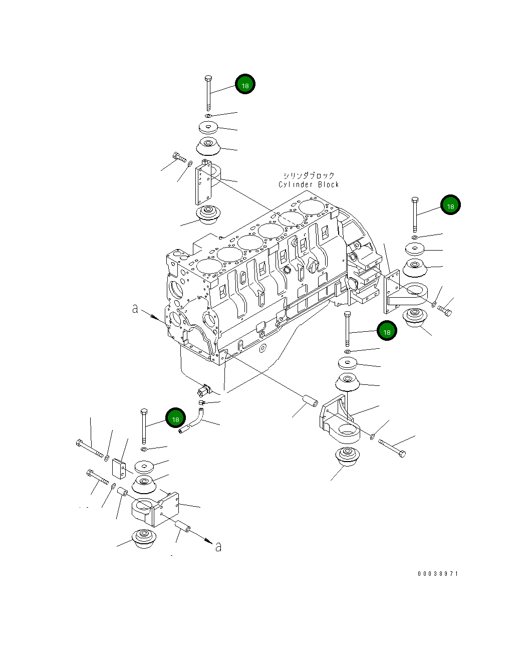 Болт 01011-82480 Komatsu