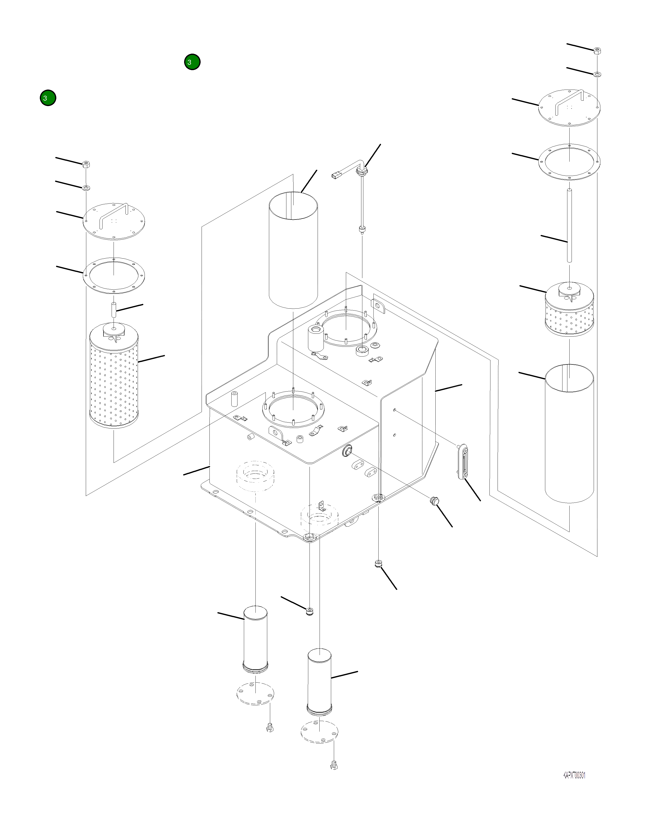 Крышка 4A1-60-23670 Komatsu