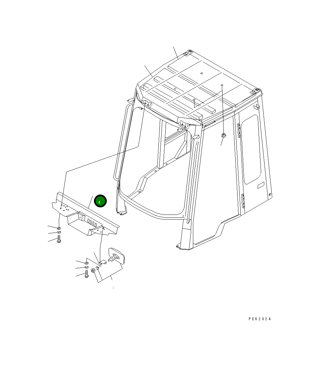 Крышка 362-56-42231 Komatsu