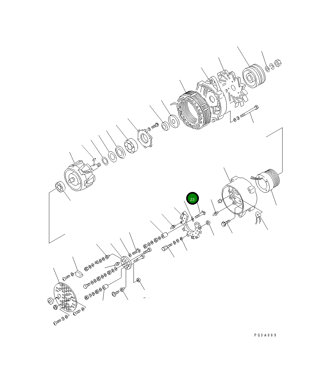 Болт KD0-0080-08702 Komatsu