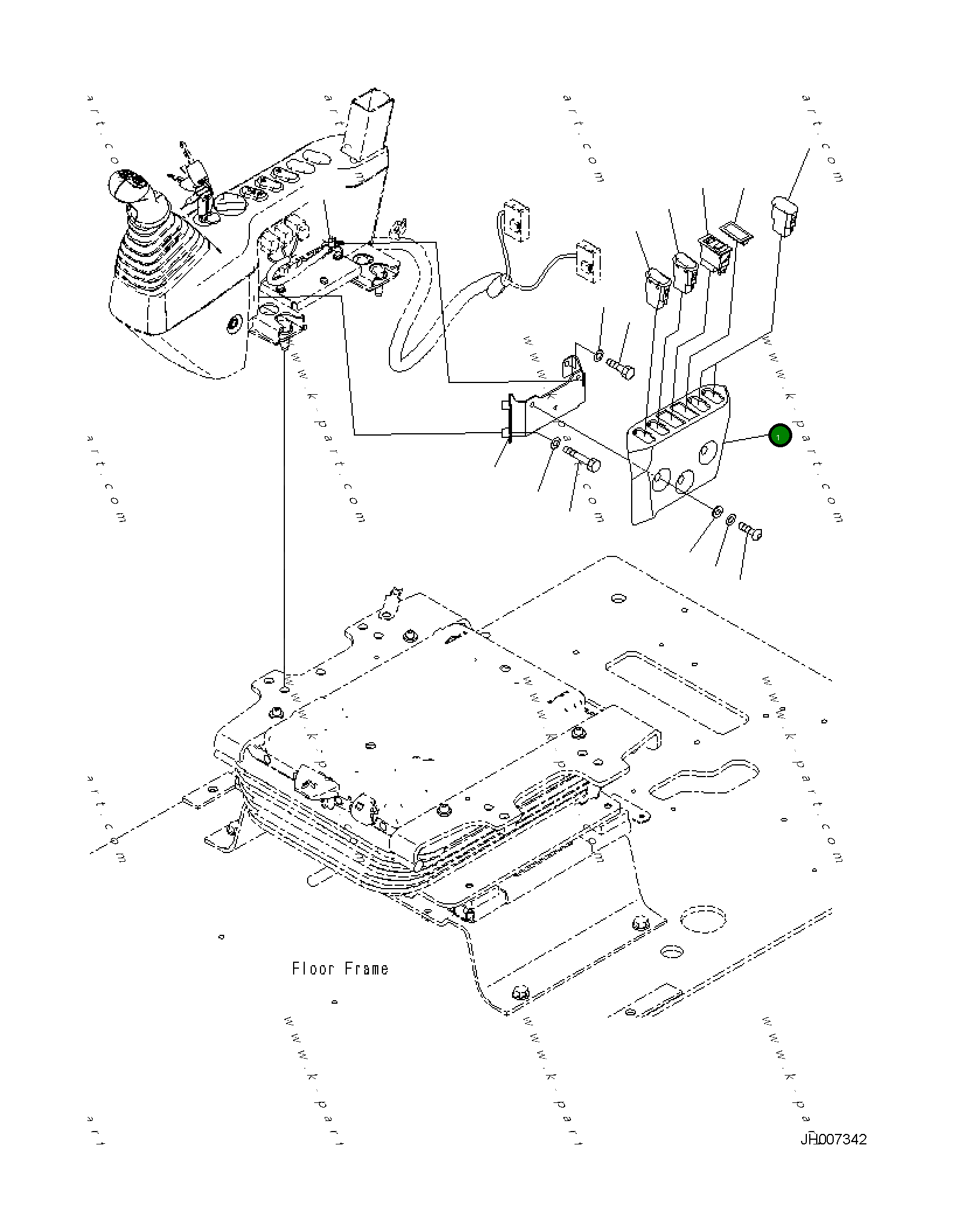 Крышка 2A5-43-12150 Komatsu