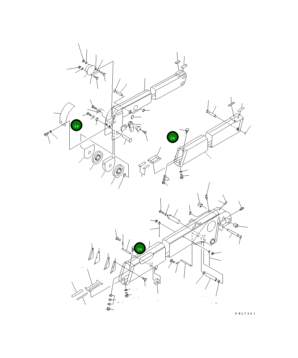 Болт UN714110020 Komatsu