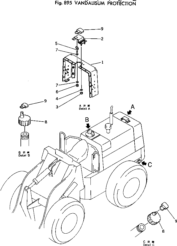 Болт 380-197677-1 Komatsu