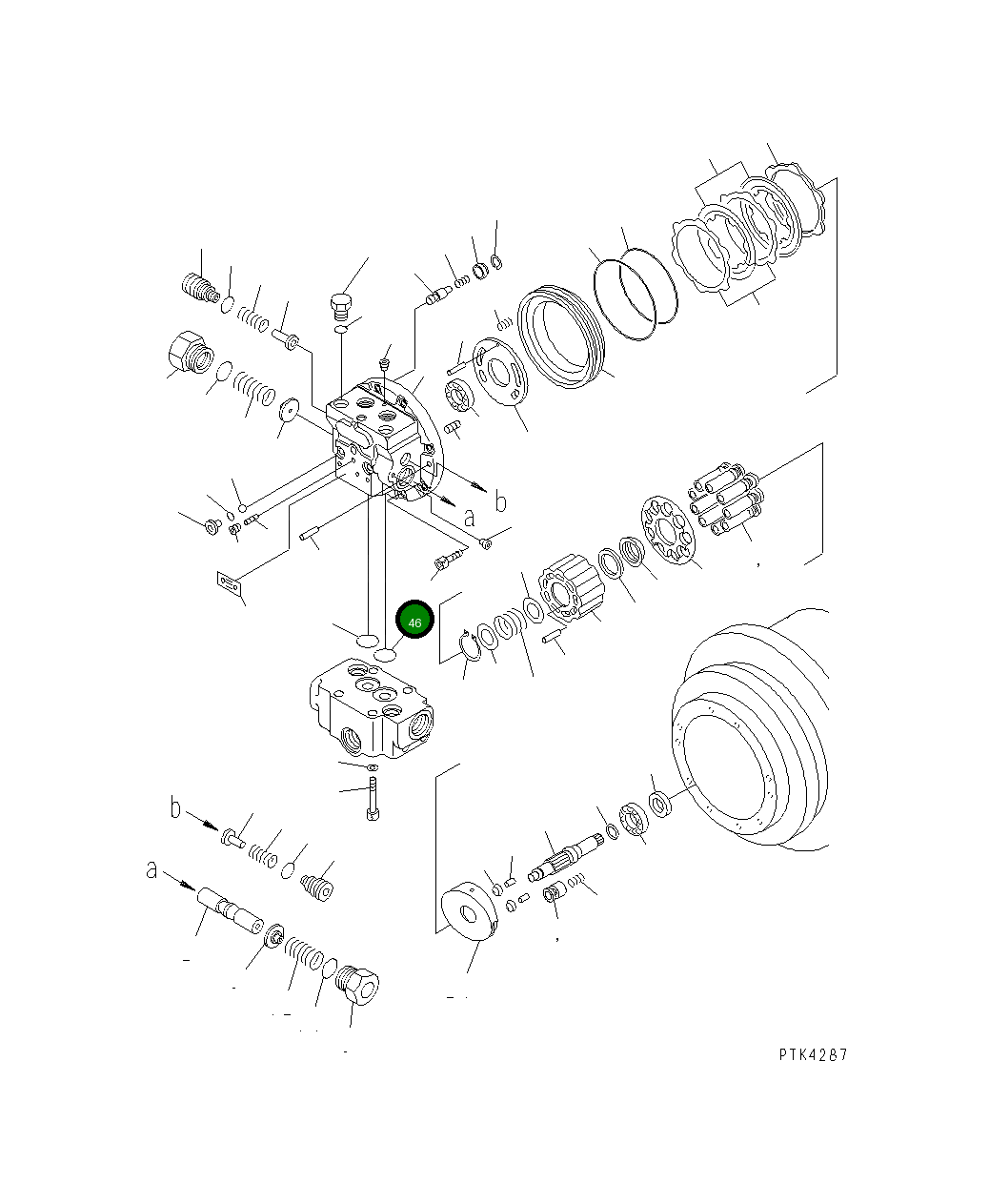 Болт 01252-31030  Komatsu