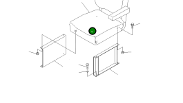 Крышка 201-54-61681 Komatsu