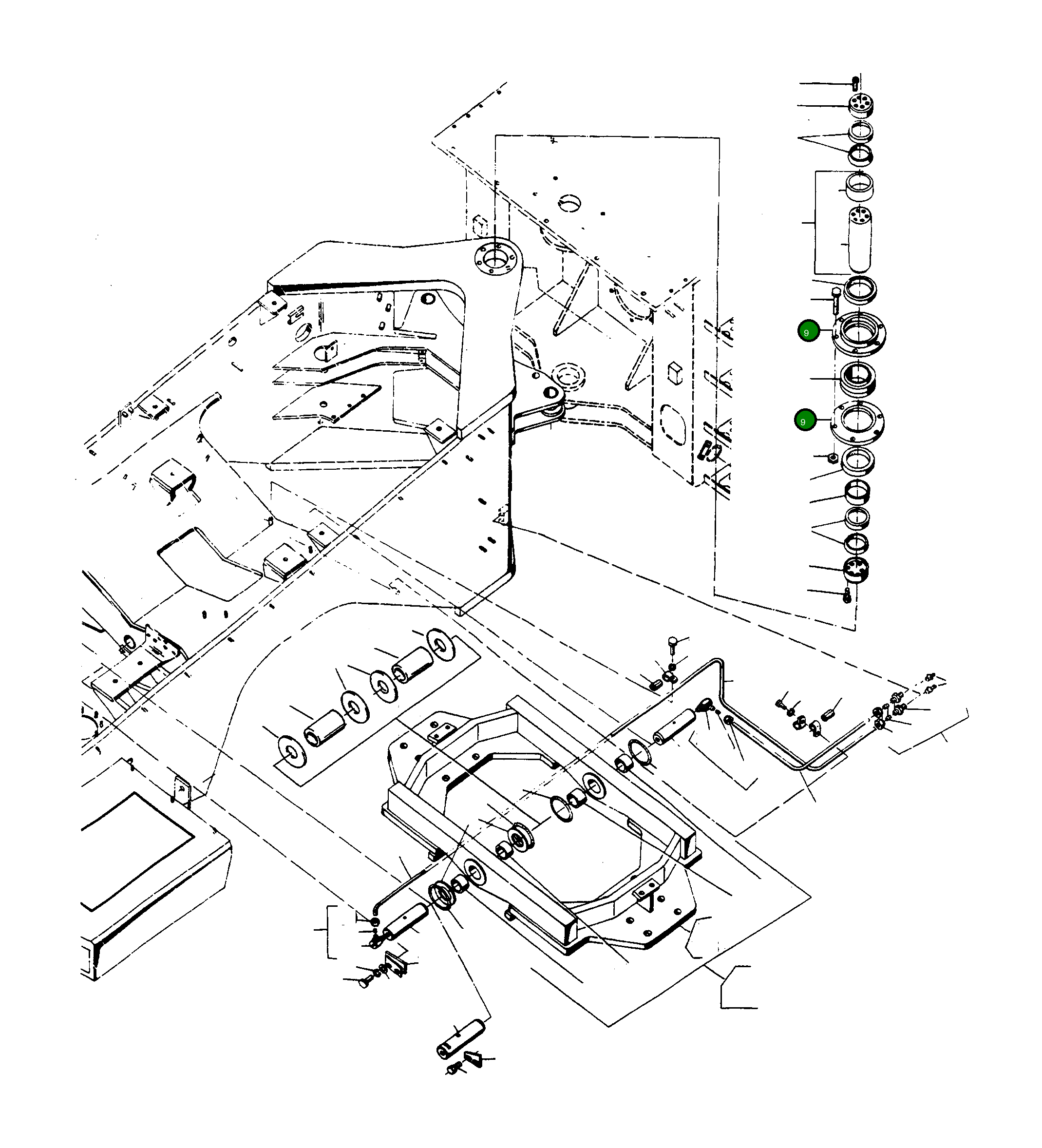 Крышка 2943574M1  Komatsu