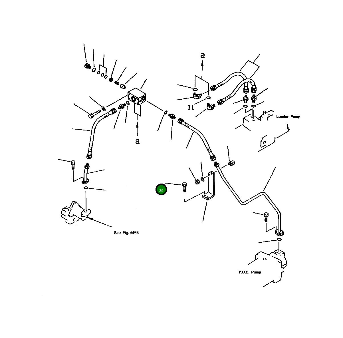 Болт 01435-10225 Komatsu