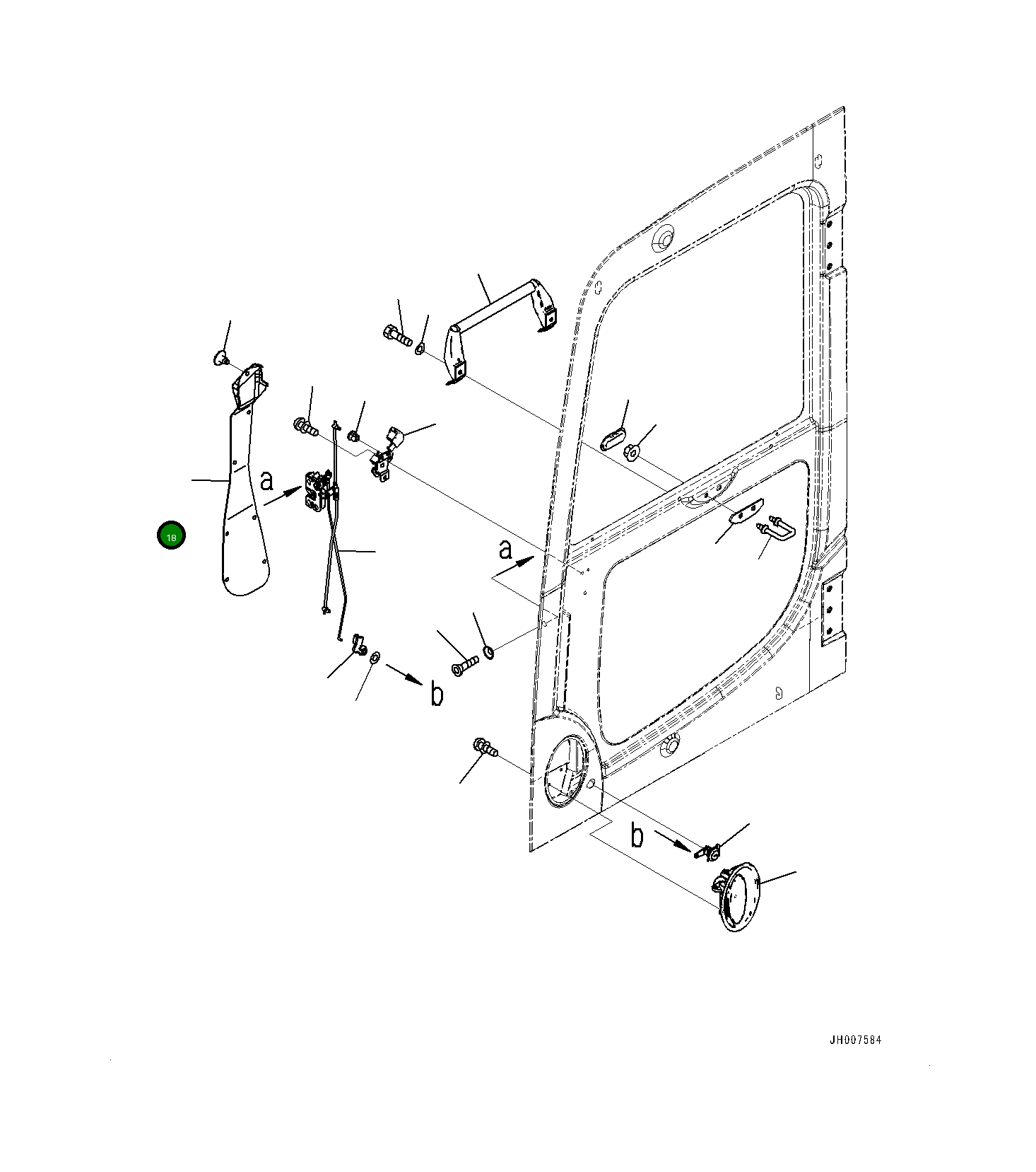 Крышка 20Y5311441 Komatsu