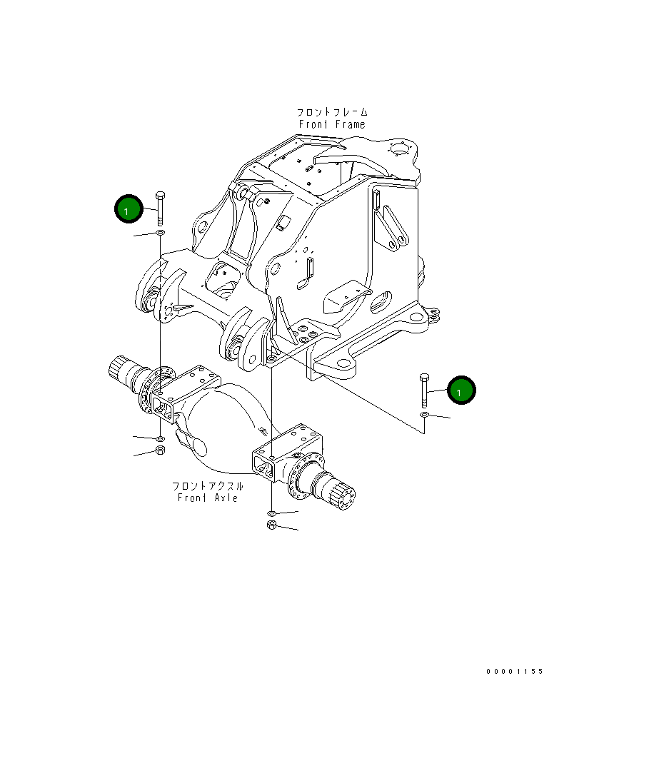 Болт 426-46-11131 Komatsu
