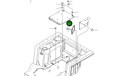 Крышка 195-54-74360 Komatsu