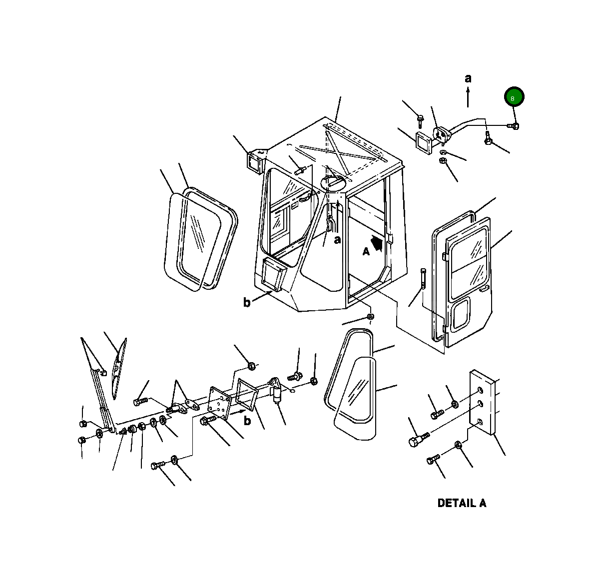 Болт 421-09-A1100 Komatsu