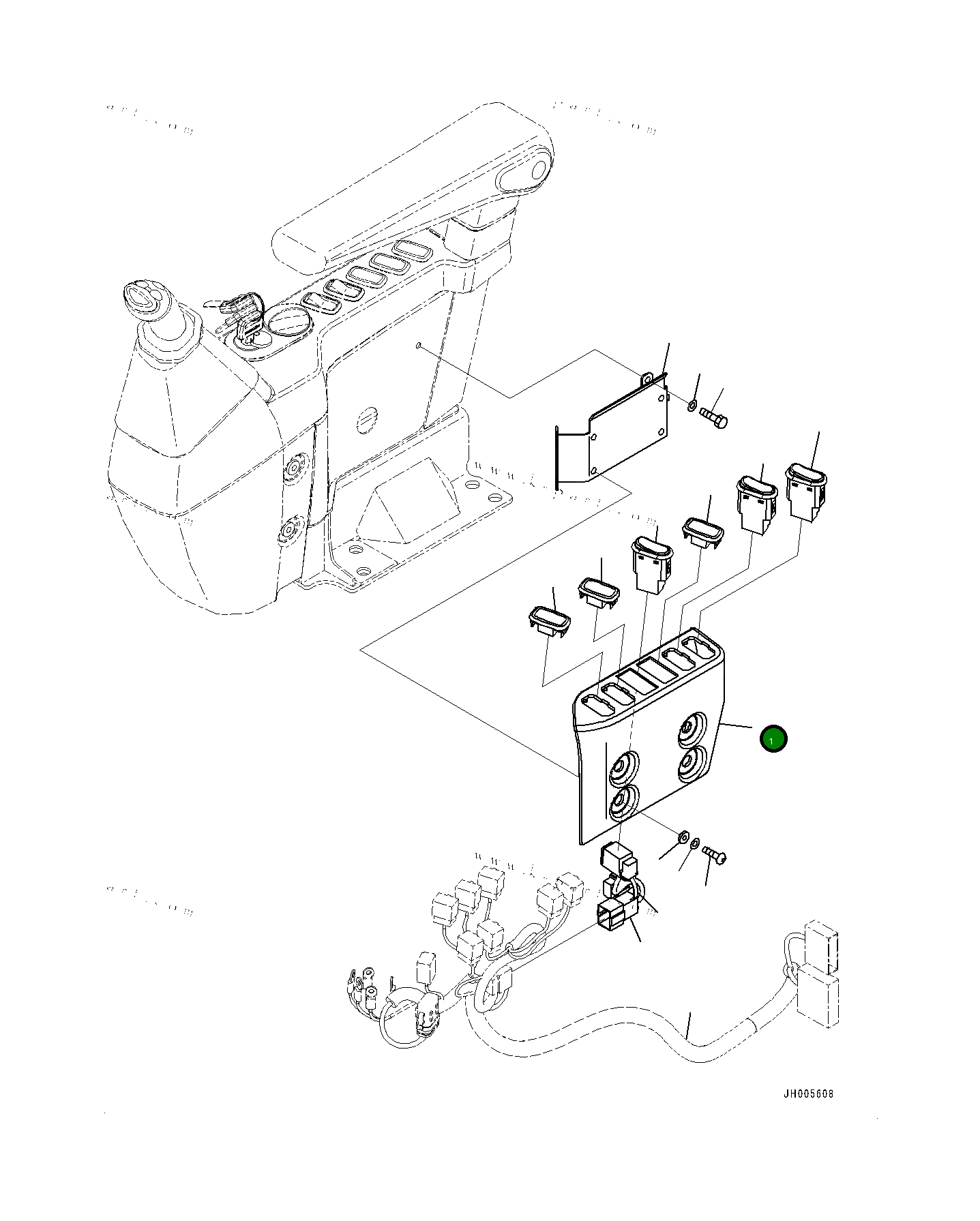 Крышка 20Y4341880 Komatsu