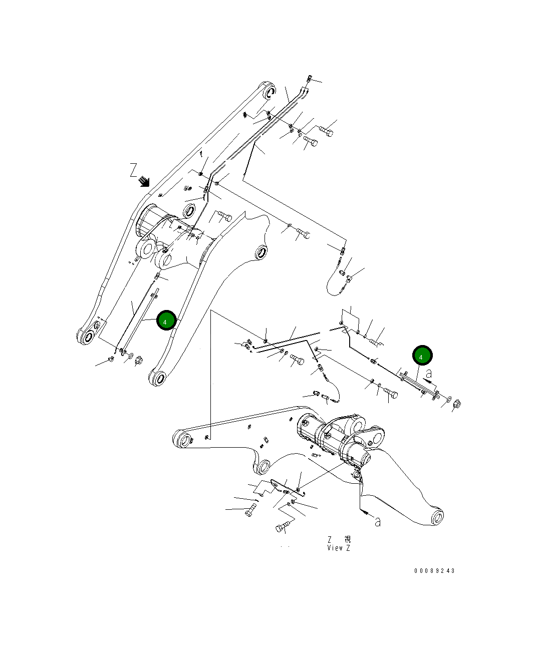Крышка 423-S95-7170  Komatsu