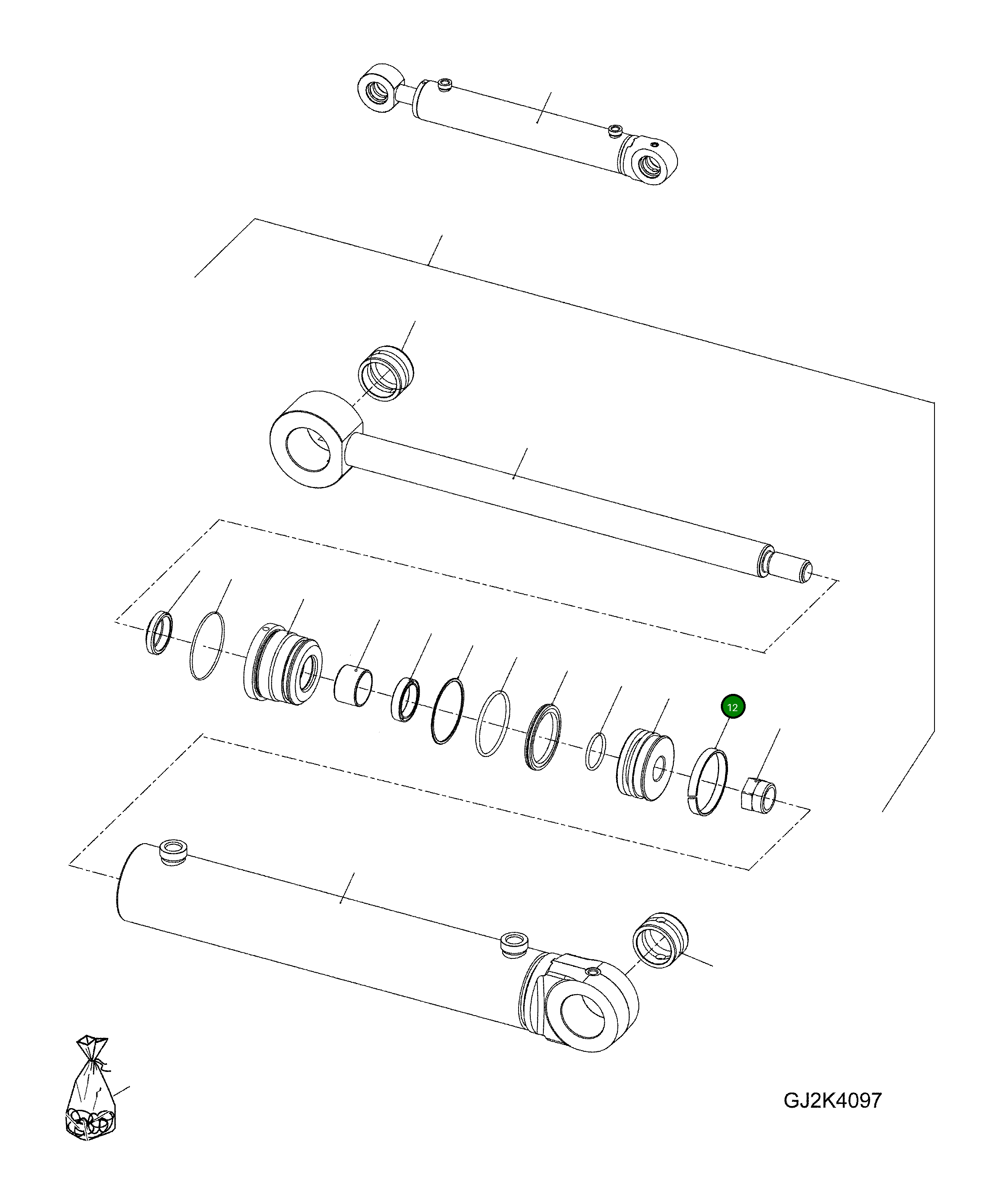Кольцо 42U-63-H0P64 Komatsu