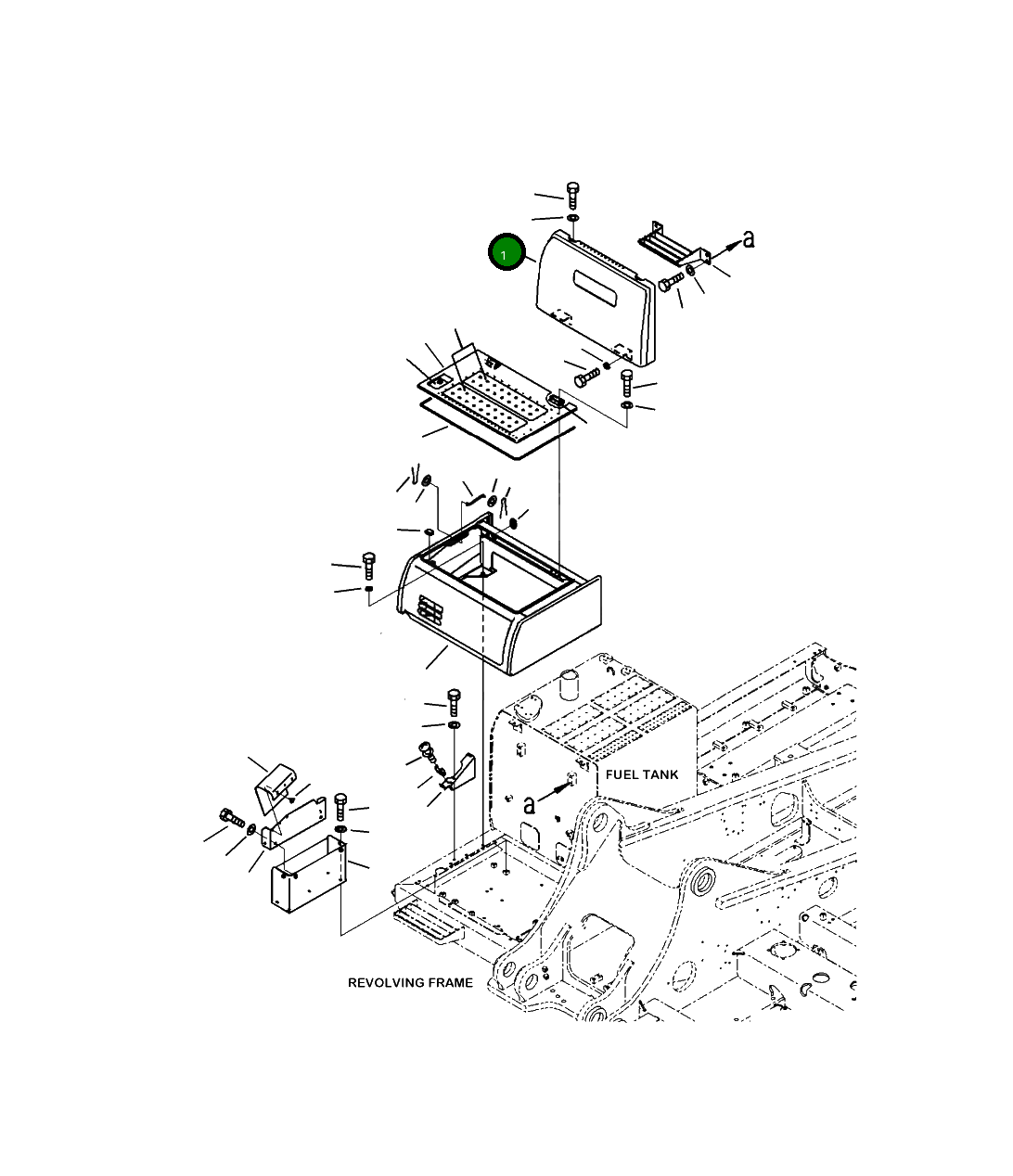 Крышка 207-54-41412 Komatsu