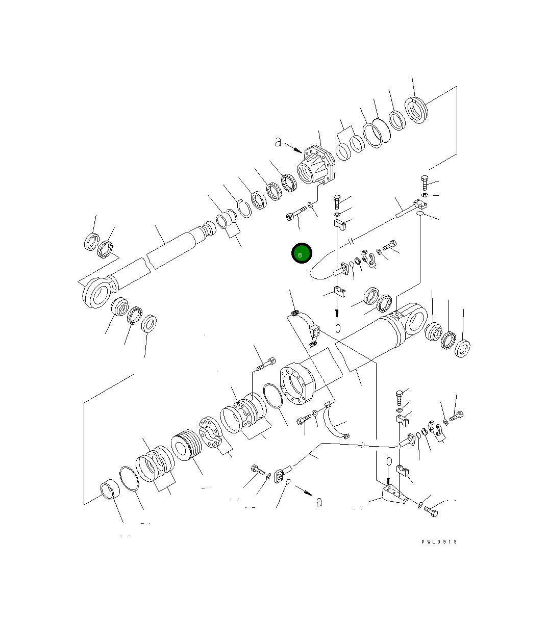 Болт 01253-63650 Komatsu