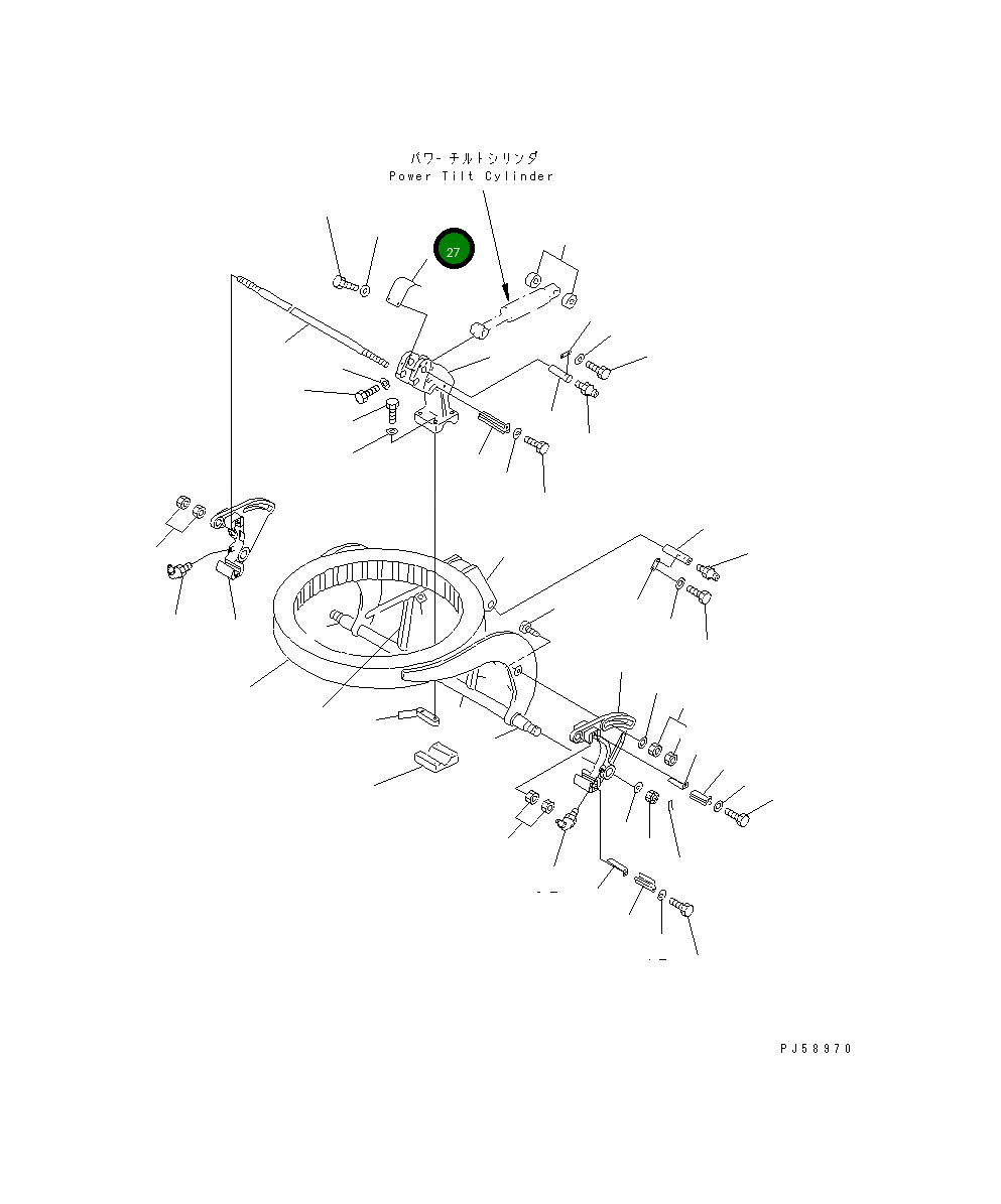 Крышка 23E-735-1260 Komatsu