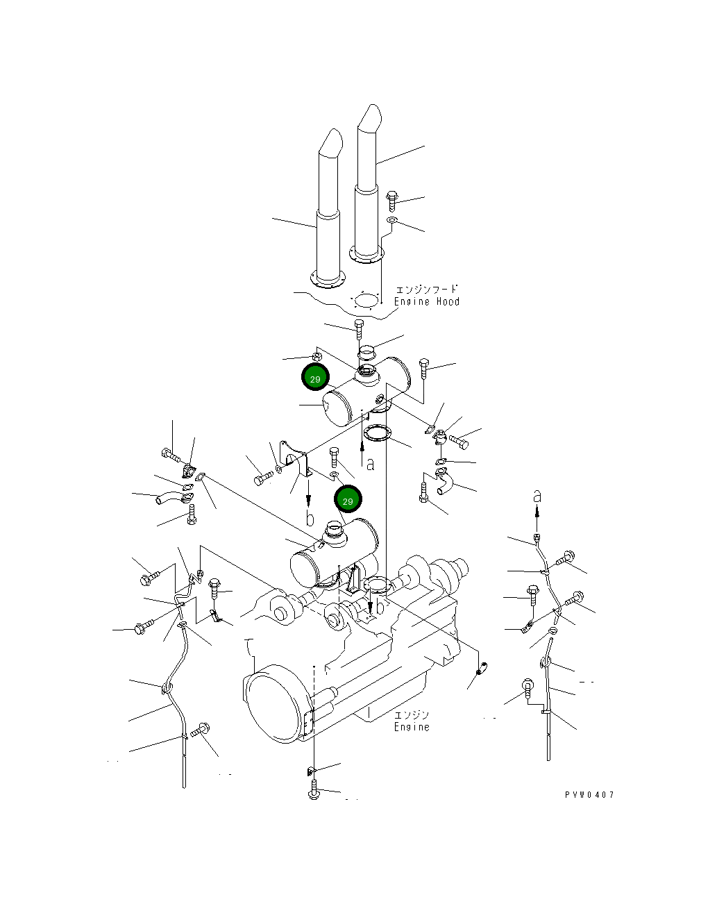 Крышка 42C-02-11231 Komatsu
