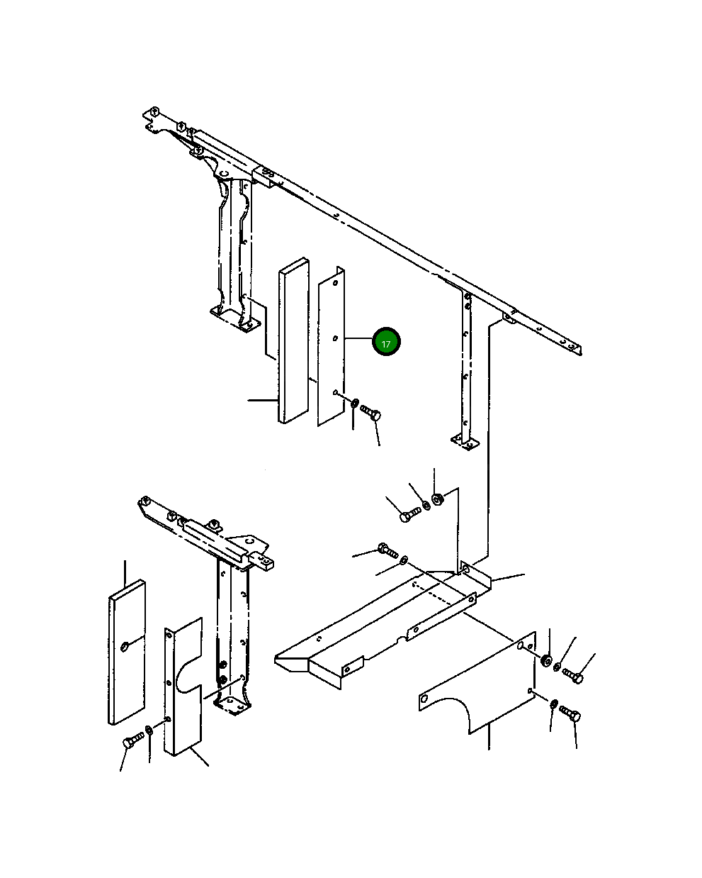 Крышка 207-54-68170 Komatsu