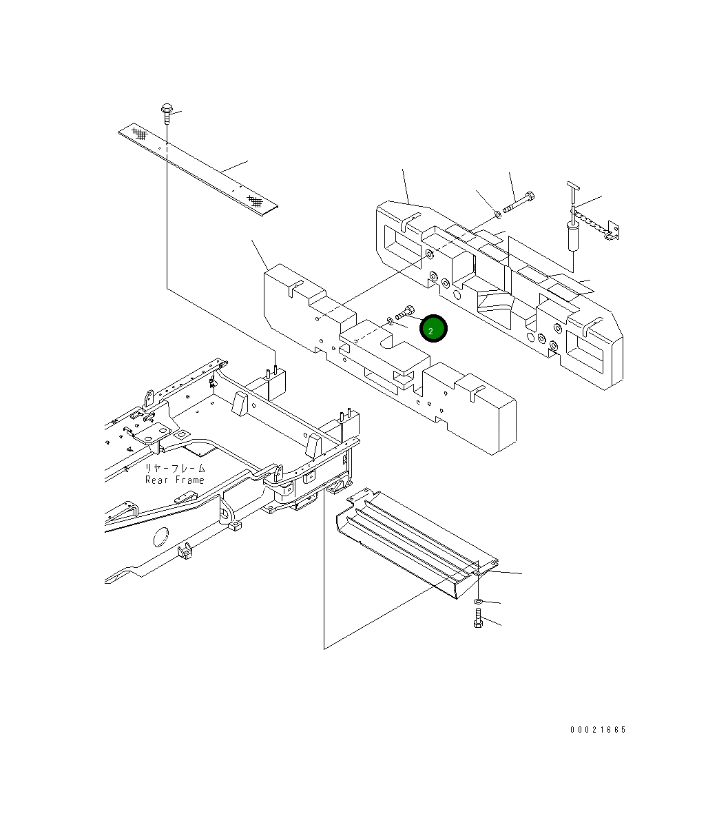 Болт 427-46-25150 Komatsu