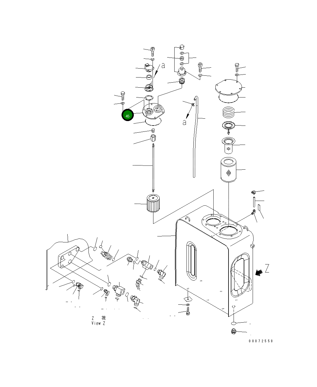 Крышка 20Y-60-41212  Komatsu