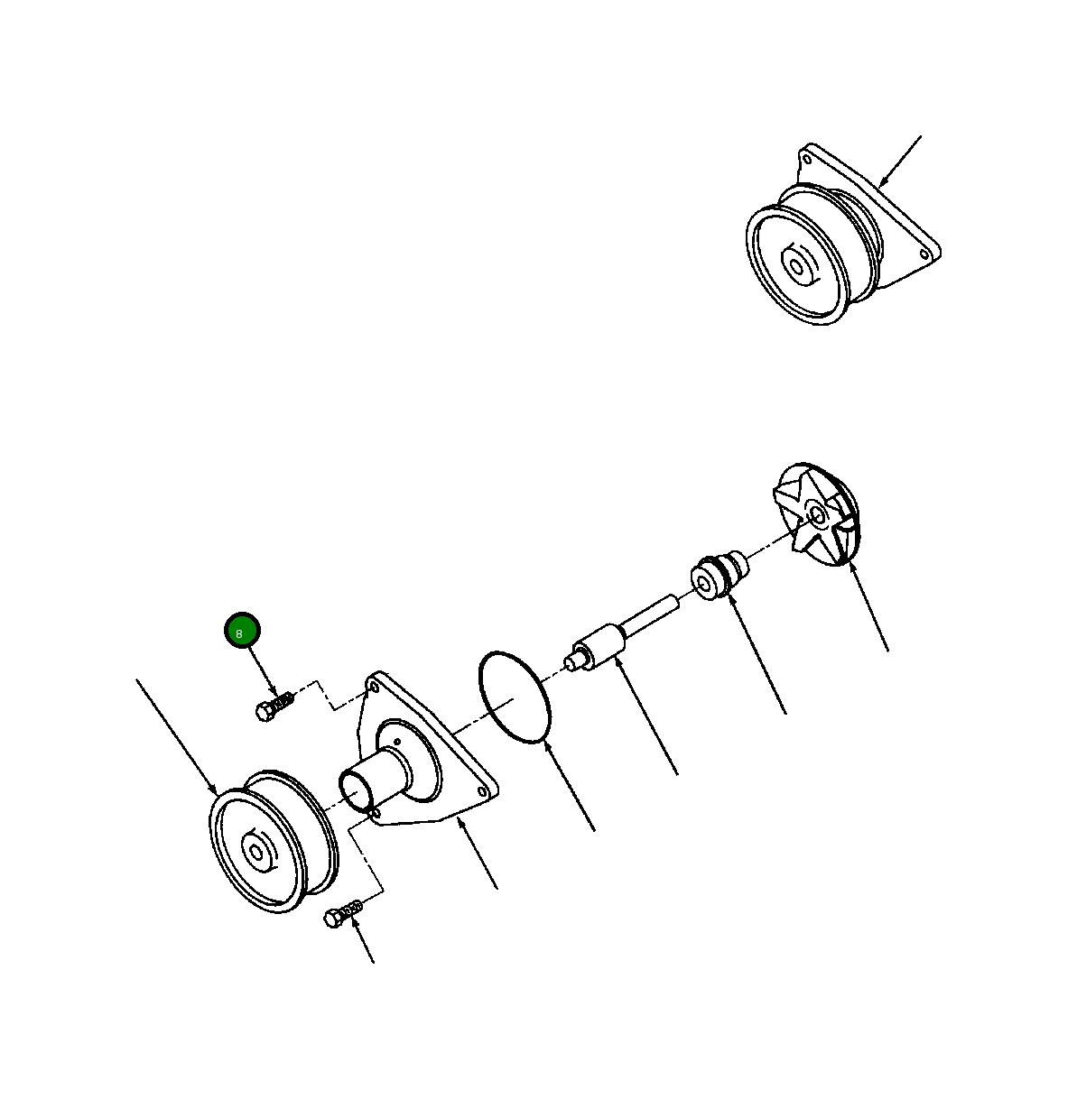 Болт 1240 412 H1 Komatsu