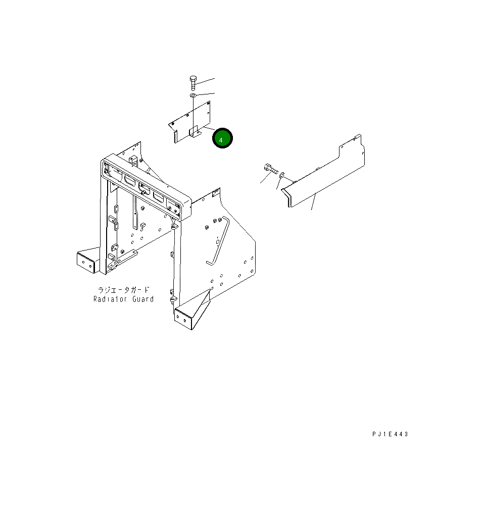 Крышка 156-54-22340 Komatsu