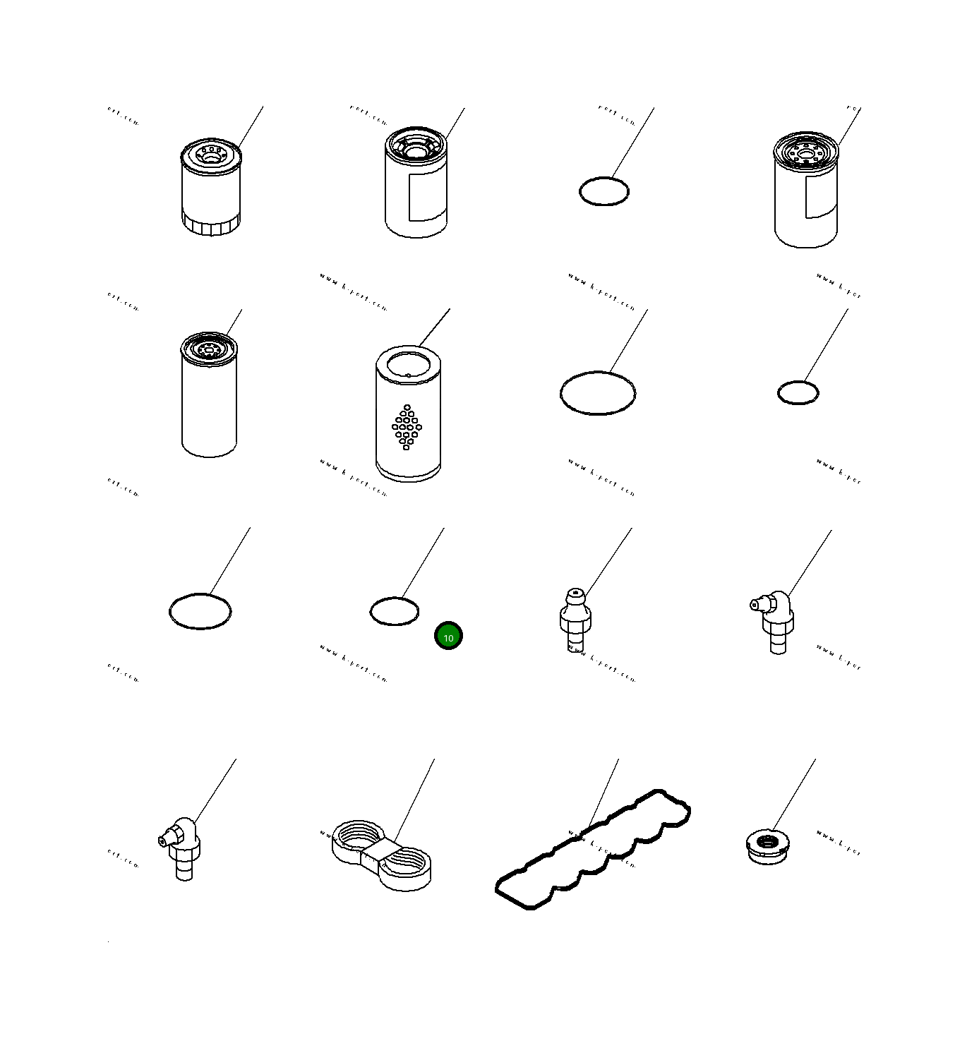 Кольцо уплотнительное (O-Ring) 234-60-62230 Komatsu