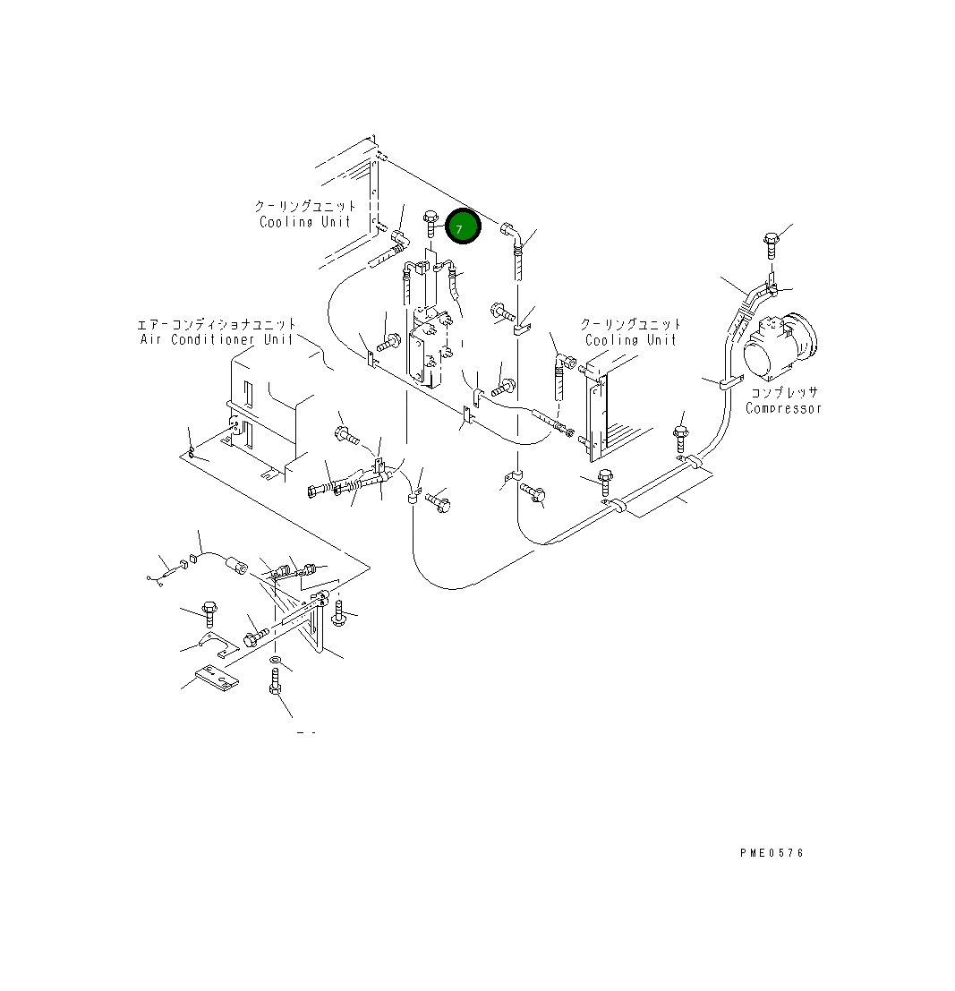 Болт 01435-00620 Komatsu