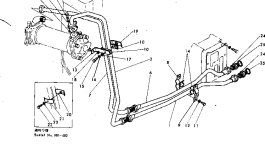Прокладка 6101-51-6540 Komatsu