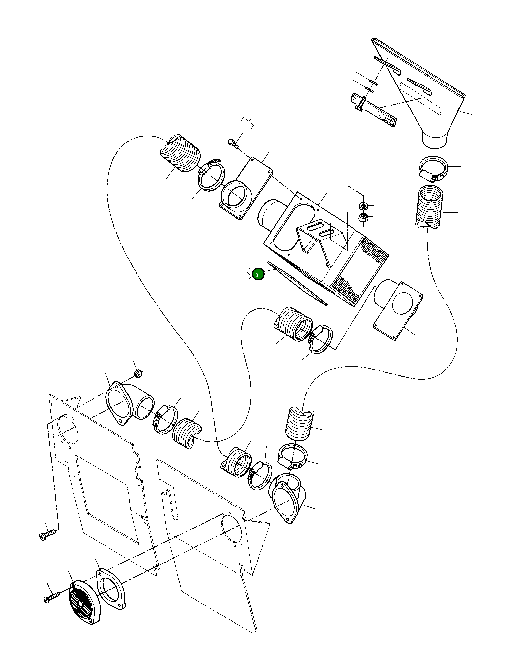 Крышка 3094489M1  Komatsu