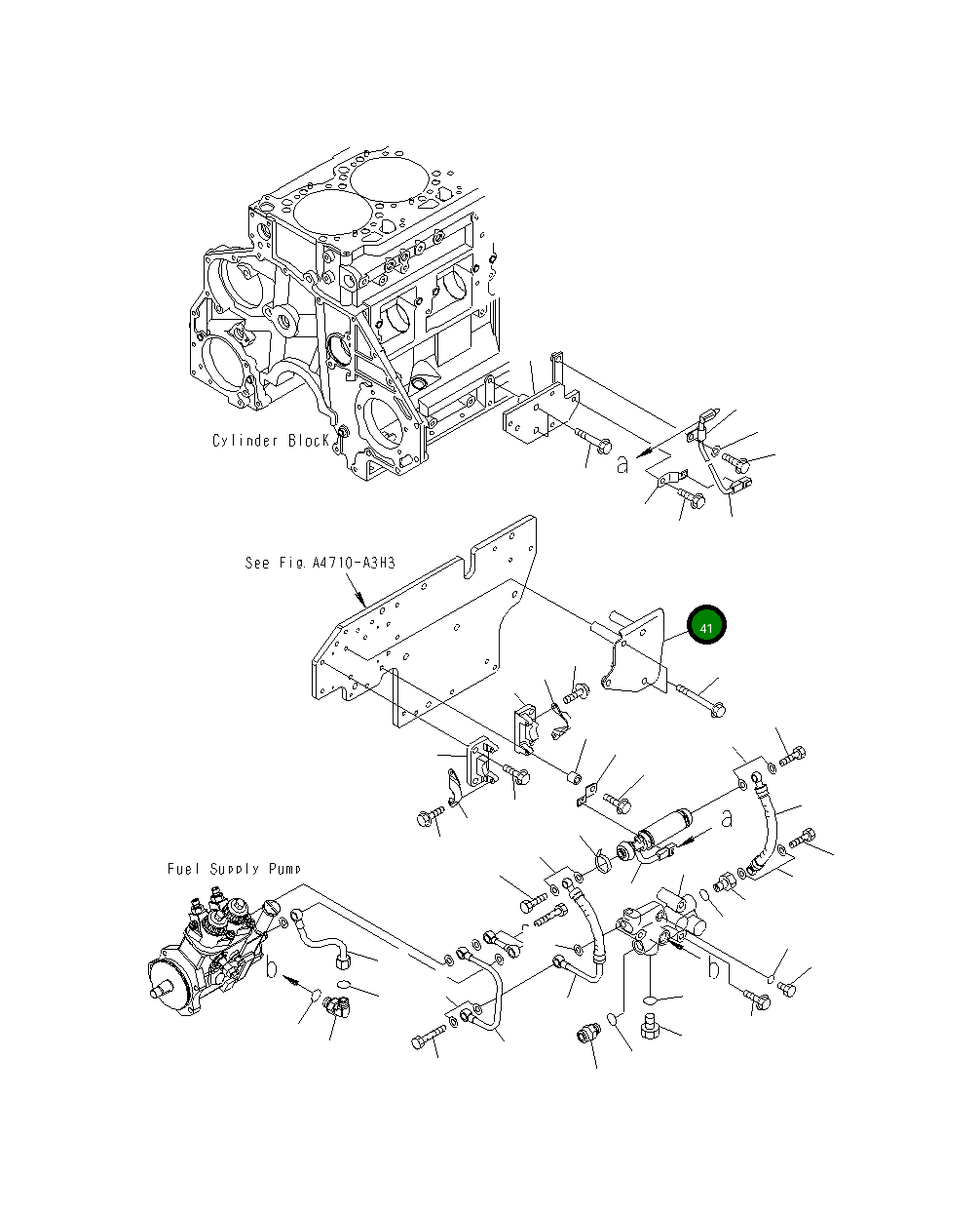 Крышка 6251-71-7470 Komatsu