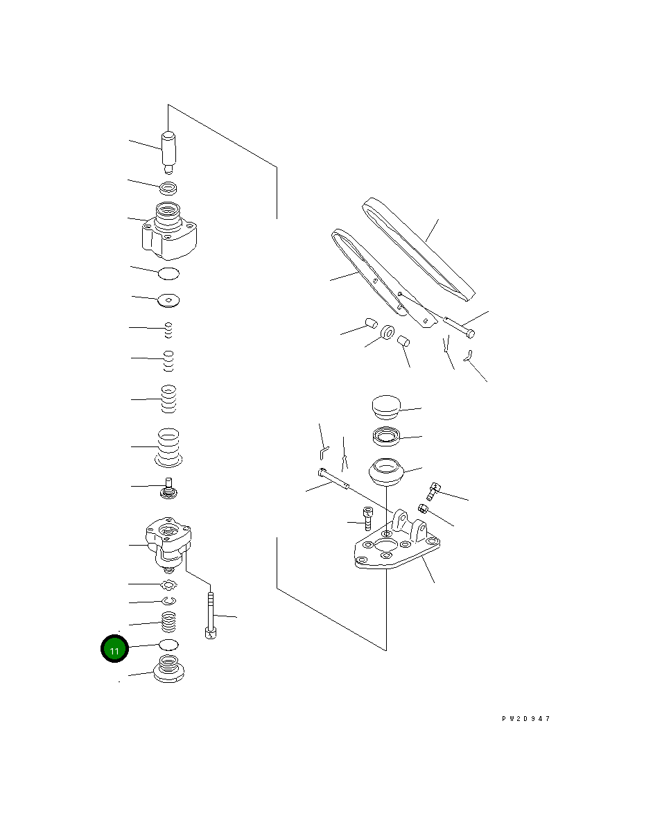 Кольцо уплотнительное (O-Ring) 56C-43-11280 Komatsu