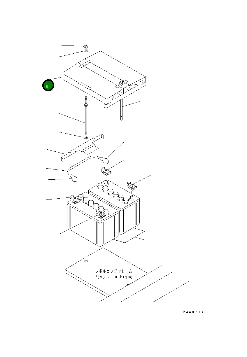 Крышка 203-06-61150  Komatsu