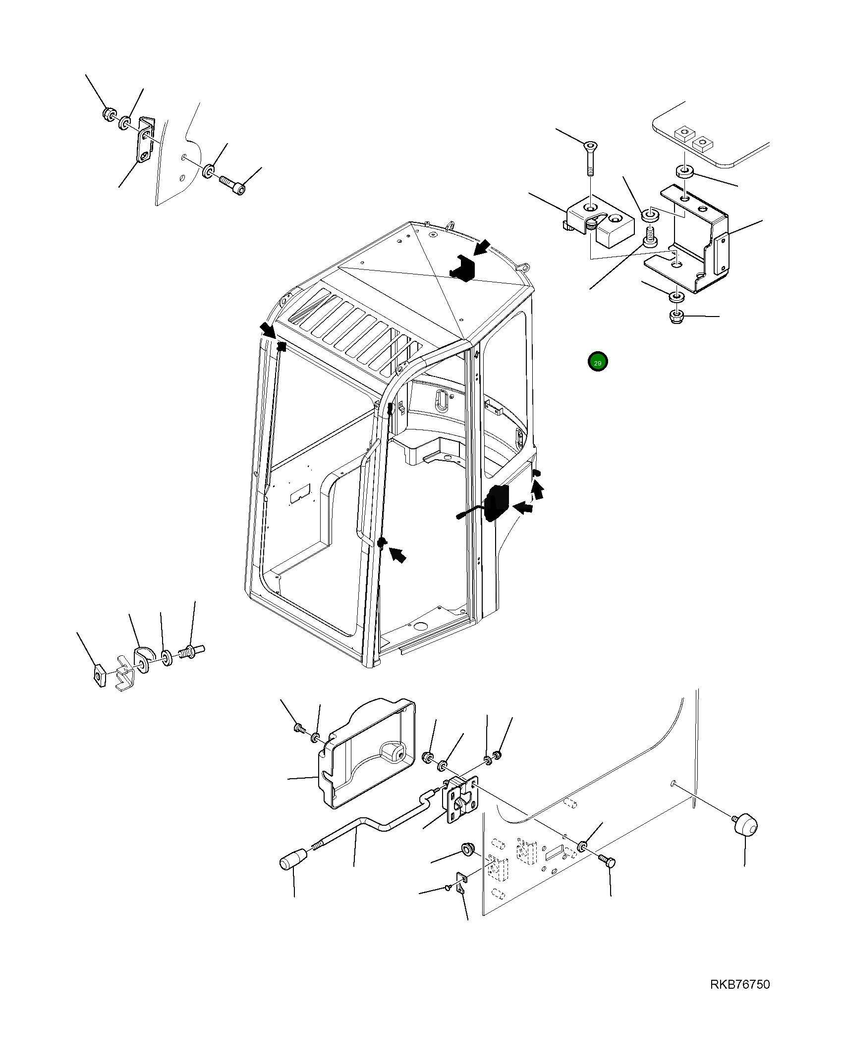 Болт 37A-09-11067 Komatsu