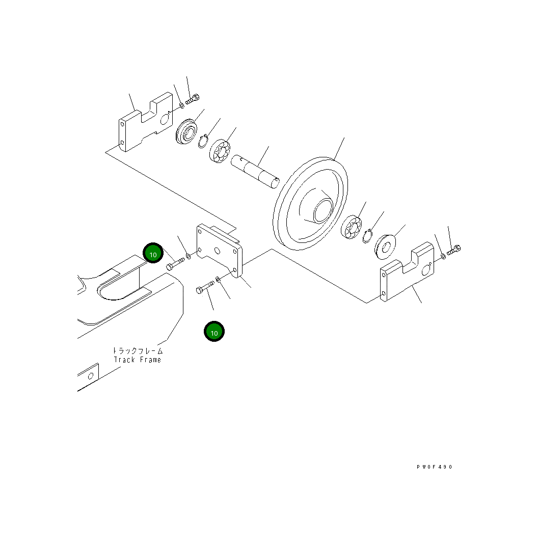 Болт IM80008210035  Komatsu