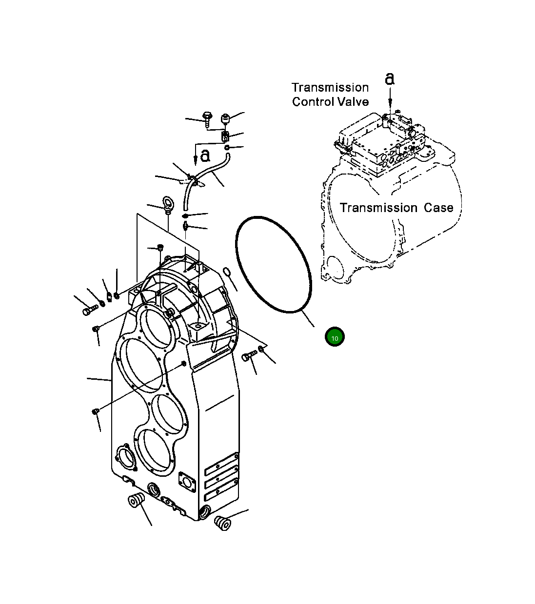 Кольцо уплотнительное (O-Ring) 425-15-19610 Komatsu